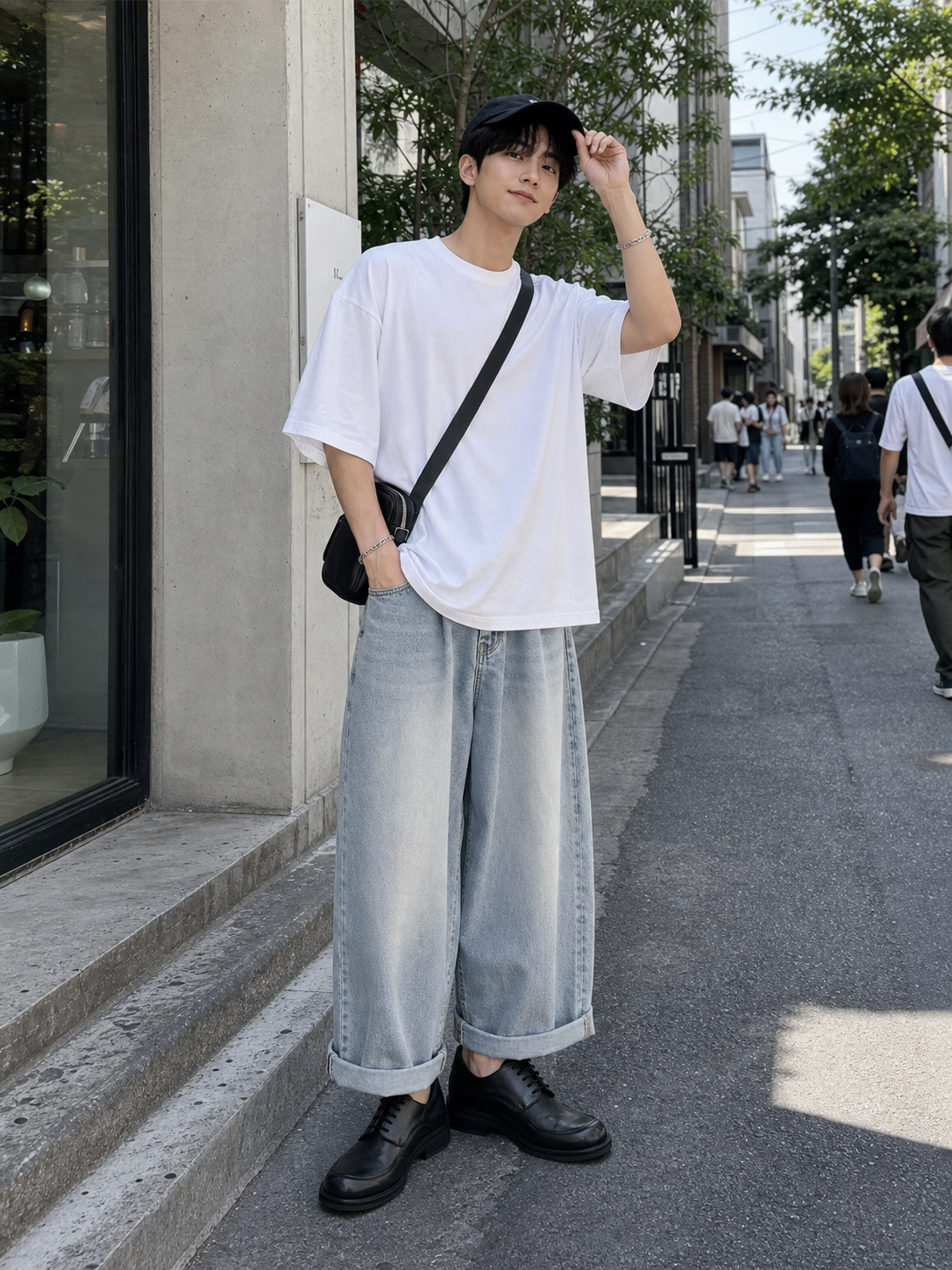Split Apron Derby Blacknoir15
