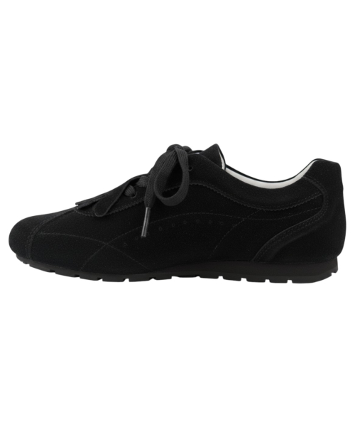 Essential Fringe Moccasin Black detail 6