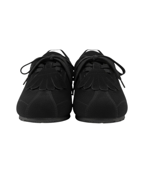 Essential Fringe Moccasin Black detail 7