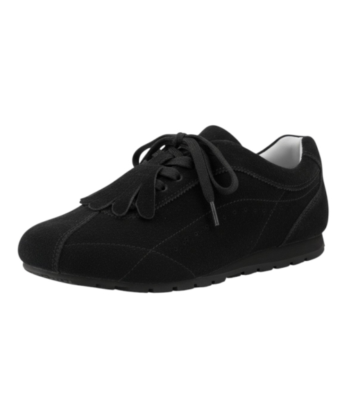 Essential Fringe Moccasin Black detail 8