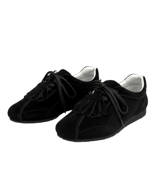 Essential Fringe Moccasin Black detail 16