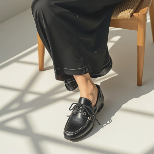 Classic Leather Boat Shoes detail 1