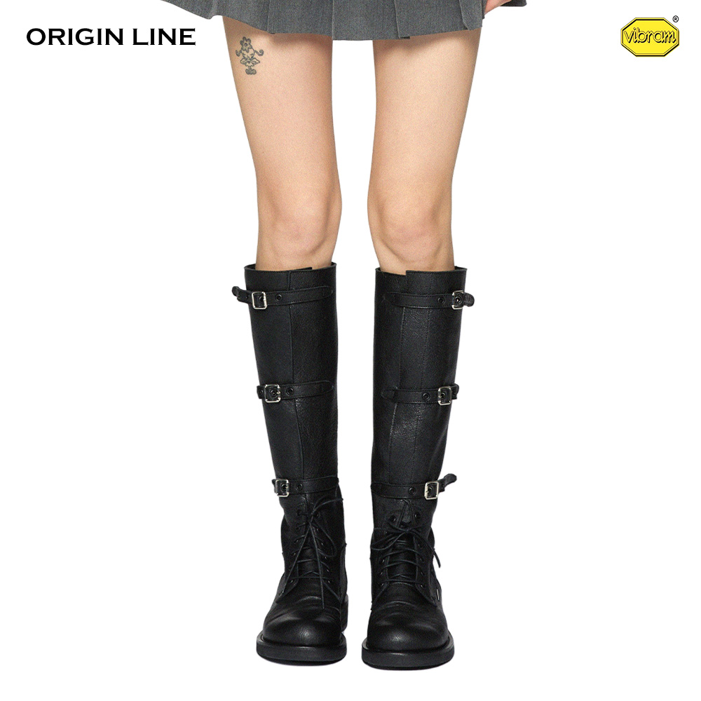 Origin Step Strap Boots Black