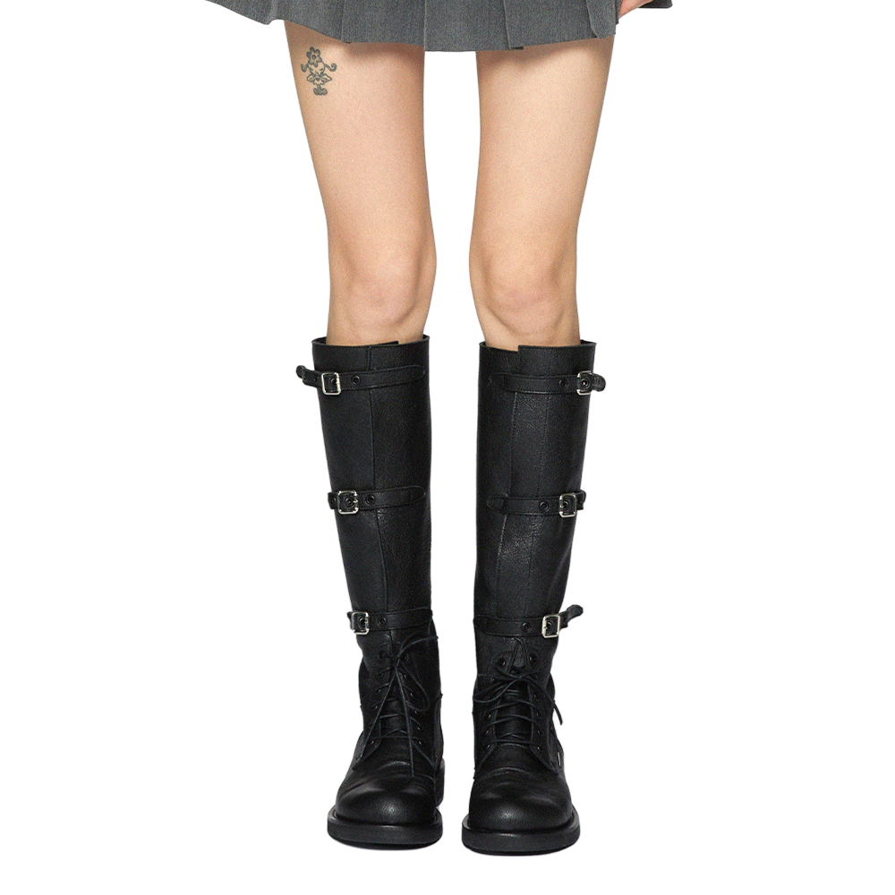 Origin Step Strap Boots Black detail 2