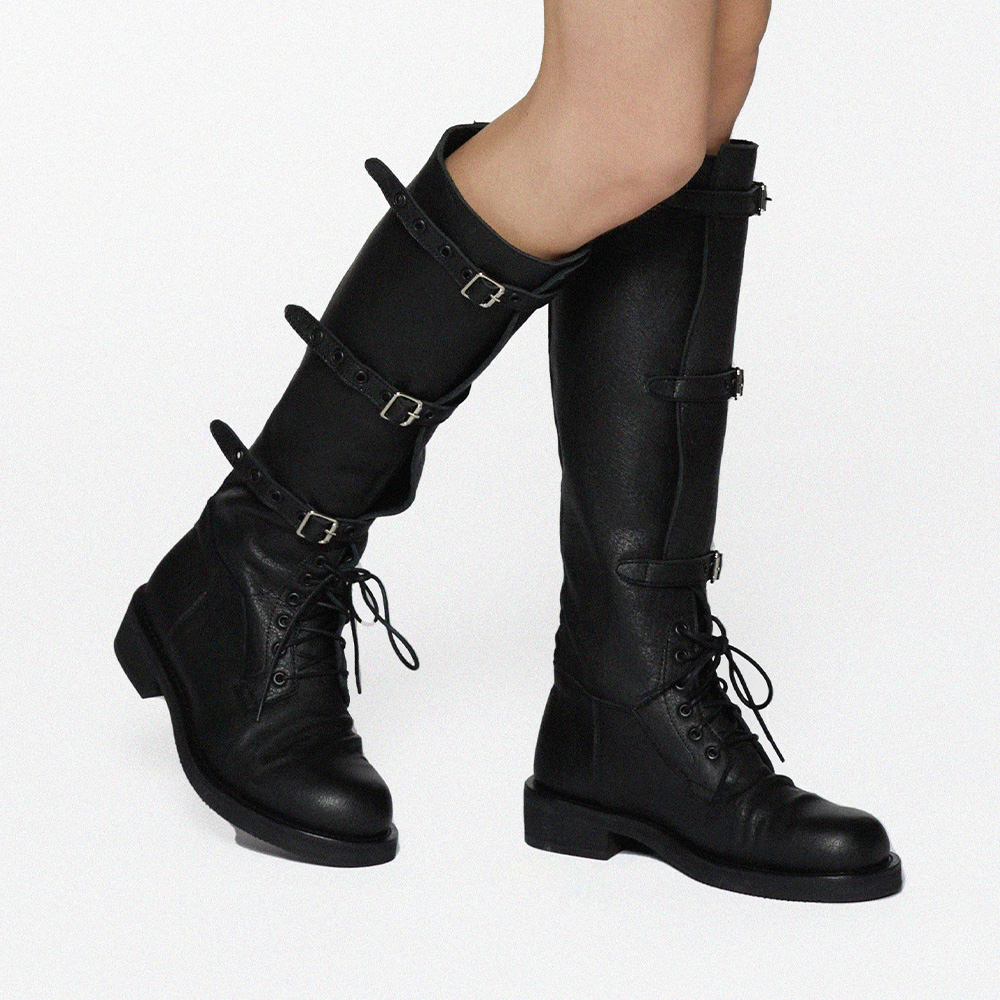 Origin Step Strap Boots Black detail 34