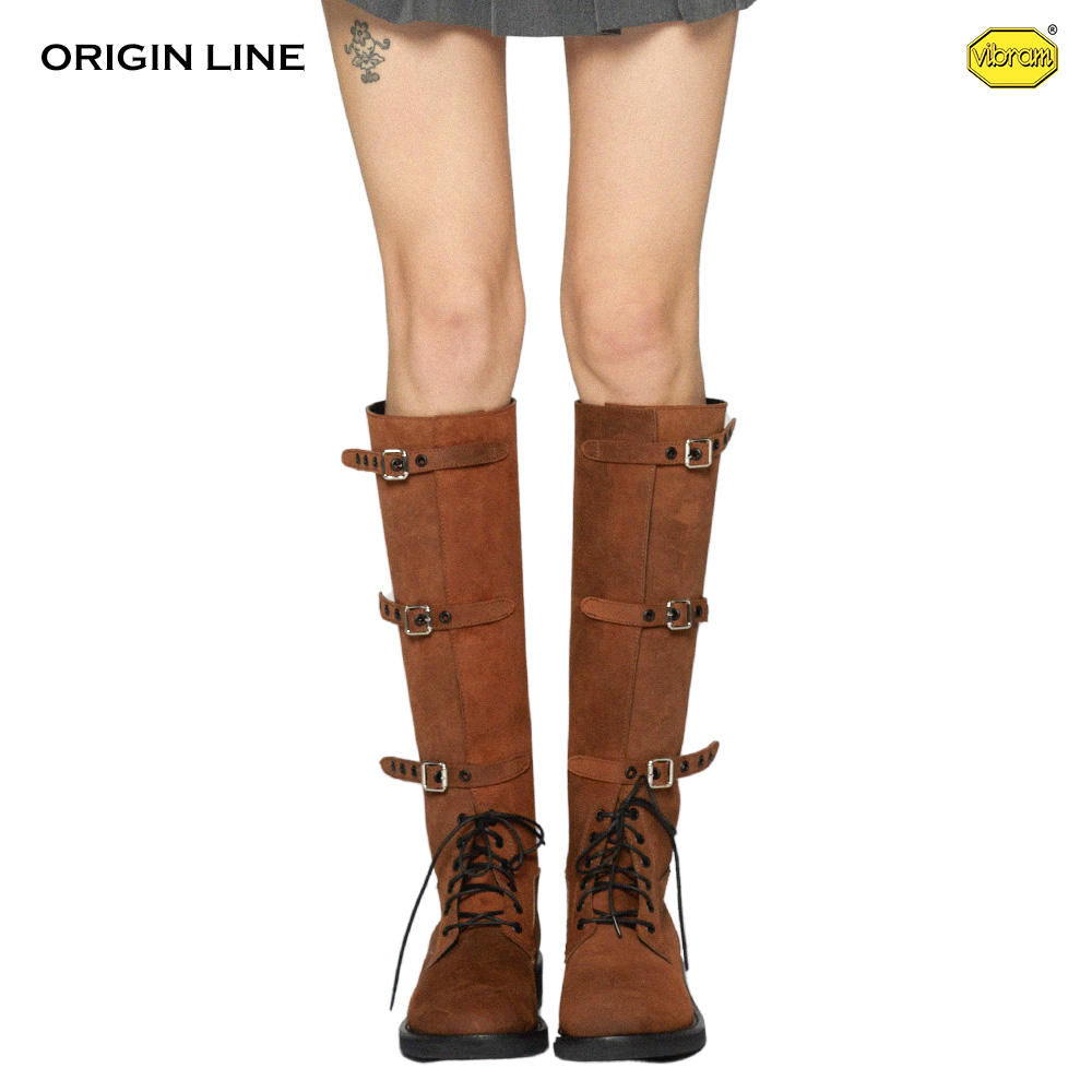 Origin Step Strap Boots Brown