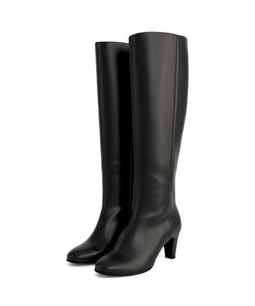 Classic Calf Boots Black detail 17