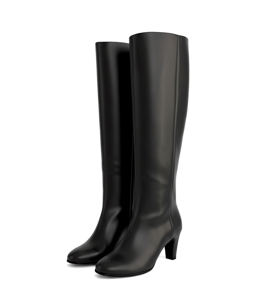Classic Calf Boots Black detail 15