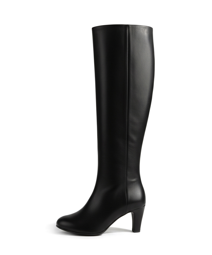 Classic Calf Boots Black detail 13