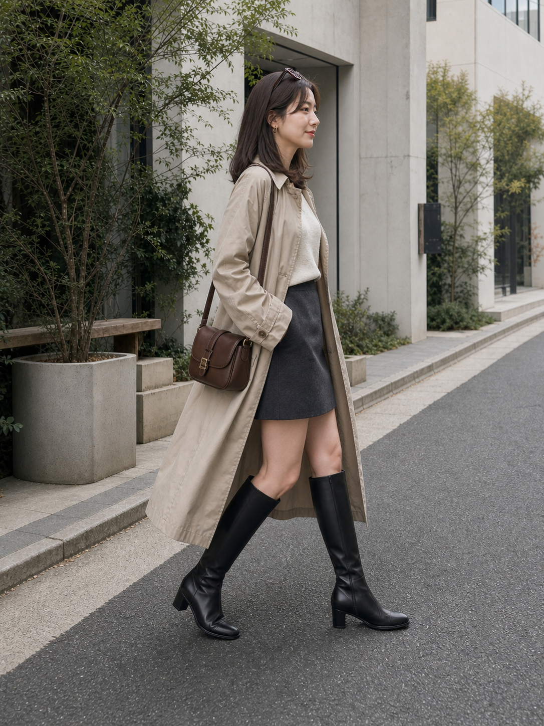 Classic Calf Boots Black detail 7
