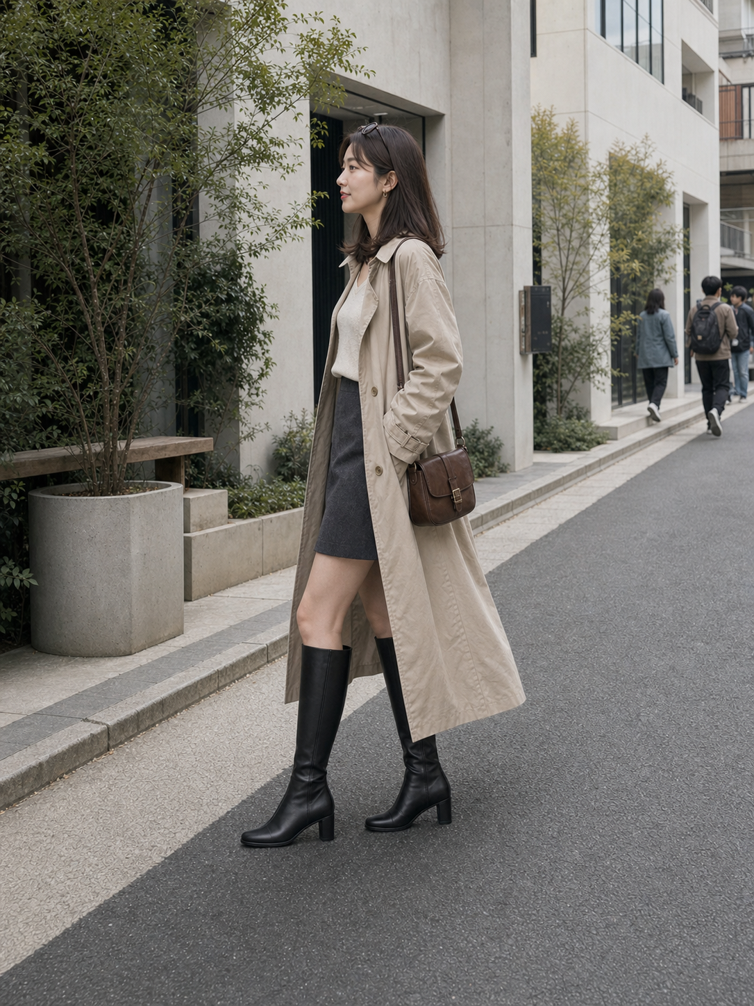 Classic Calf Boots Black detail 6