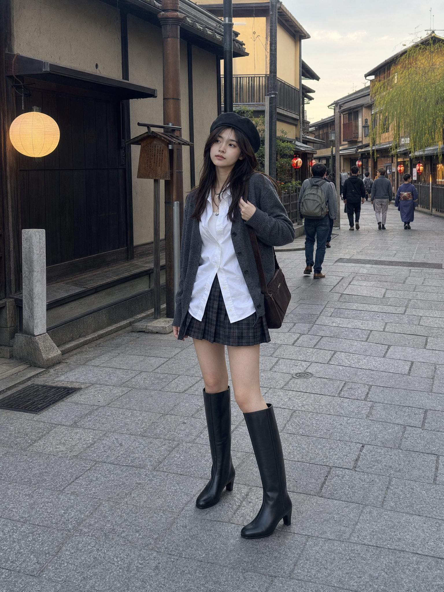 Classic Calf Boots Black detail 2